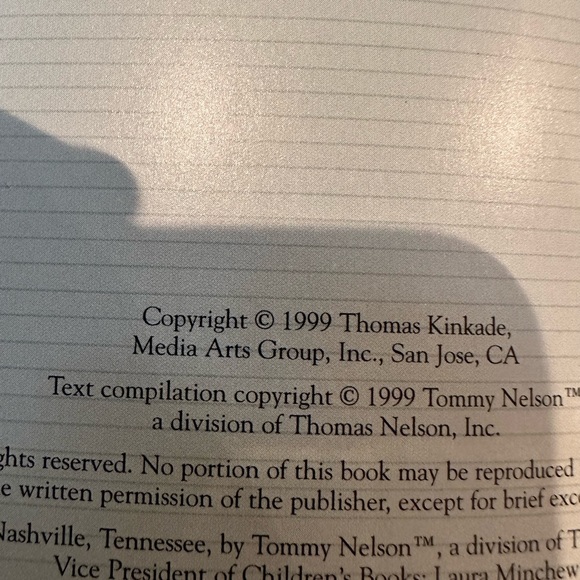 Thomas Kinkade ”A Child’s Garden of Verses”1999.Book First Edition! - Picture 4 of 11